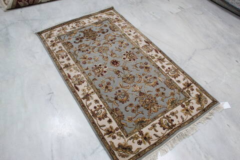 Jaipur Blue Hand Knotted 31 X 54 Area Rug 905-146032 Image 2