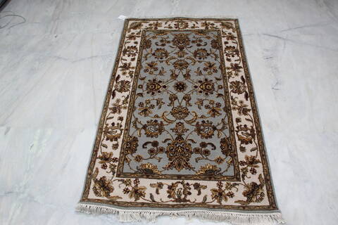 Jaipur Blue Hand Knotted 31 X 54 Area Rug 905-146032 Image 7