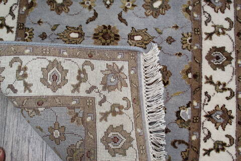 Jaipur Blue Runner Hand Knotted 26 X 64 Area Rug 905-146033 Image 7