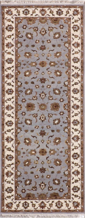 Jaipur Blue Runner Hand Knotted 26 X 64 Area Rug 905-146033 Image 0