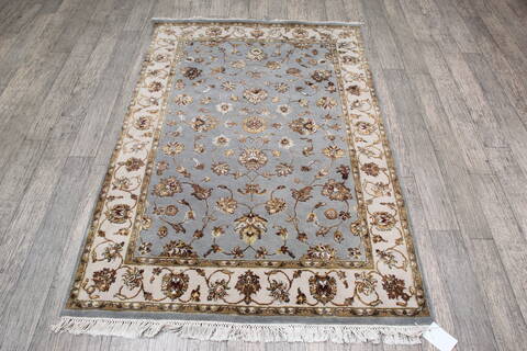 Jaipur Blue Hand Knotted 40 X 60 Area Rug 905-146036 Image 1