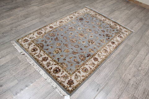 Jaipur Blue Hand Knotted 40 X 60 Area Rug 905-146036 Image 3