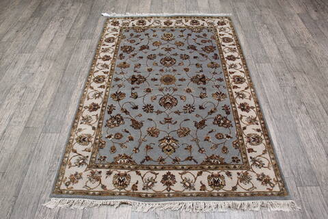 Jaipur Blue Hand Knotted 40 X 60 Area Rug 905-146036 Image 6