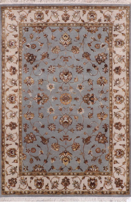 Jaipur Blue Hand Knotted 40 X 60 Area Rug 905-146036 Image 0