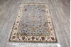 Jaipur Blue Hand Knotted 40 X 60  Area Rug 905-146036 Thumb 1