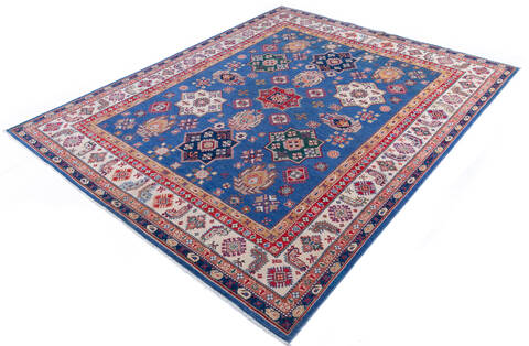 Kazak Blue Hand Knotted 81 X 100 Area Rug 700-146039 Image 2