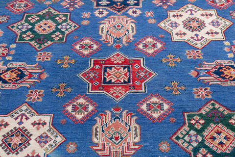 Kazak Blue Hand Knotted 81 X 100 Area Rug 700-146039 Image 3