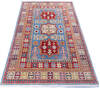 Kazak Blue Hand Knotted 40 X 63 Area Rug 700-146045 Thumb 1