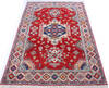 Kazak Red Hand Knotted 40 X 59  Area Rug 700-146047 Thumb 1