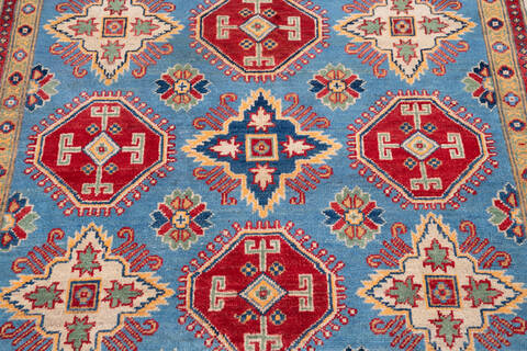 Kazak Blue Hand Knotted 50 X 68 Area Rug 700-146048 Image 3