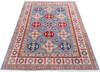 Kazak Blue Hand Knotted 50 X 68  Area Rug 700-146048 Thumb 1