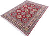 Kazak Red Hand Knotted 52 X 69 Area Rug 700-146049 Thumb 2