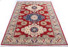Kazak Red Hand Knotted 57 X 80  Area Rug 700-146050 Thumb 1