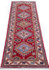 Kazak Red Runner Hand Knotted 26 X 82 Area Rug 700-146052 Thumb 1