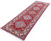Kazak Red Runner Hand Knotted 26 X 82  Area Rug 700-146052 Thumb 2