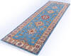 Kazak Blue Runner Hand Knotted 27 X 80 Area Rug 700-146054 Thumb 2