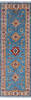 Kazak Blue Runner Hand Knotted 27 X 80 Area Rug 700-146054 Thumb 0