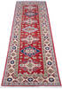 Kazak Red Runner Hand Knotted 26 X 82  Area Rug 700-146055 Thumb 1