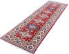 Kazak Red Runner Hand Knotted 26 X 82  Area Rug 700-146055 Thumb 2