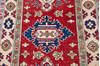 Kazak Red Runner Hand Knotted 26 X 82  Area Rug 700-146055 Thumb 3