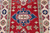 Kazak Red Runner Hand Knotted 26 X 82 Area Rug 700-146055 Thumb 3
