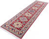 Kazak Red Runner Hand Knotted 28 X 95 Area Rug 700-146056 Thumb 2
