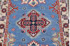 Kazak Blue Runner Hand Knotted 29 X 97 Area Rug 700-146057 Thumb 3