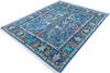 Chobi Blue Hand Knotted 710 X 97  Area Rug 700-146058 Thumb 2