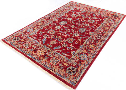Chobi Red Hand Knotted 410 X 69 Area Rug 700-146060 Image 2