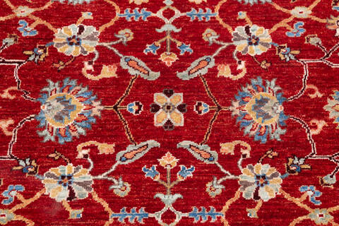 Chobi Red Hand Knotted 410 X 69 Area Rug 700-146060 Image 3