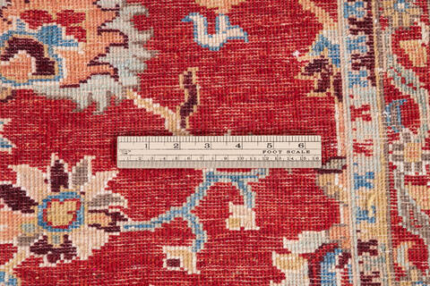 Chobi Red Hand Knotted 410 X 69 Area Rug 700-146060 Image 6