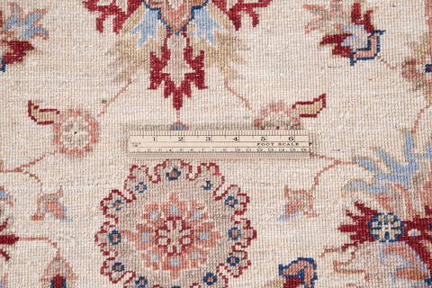 Chobi Beige Hand Knotted 710 X 104 Area Rug 700-146071 Image 6