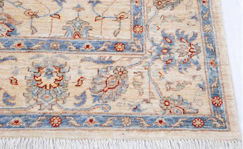 Chobi Beige Hand Knotted 66 X 911 Area Rug 700-146072 Image 4