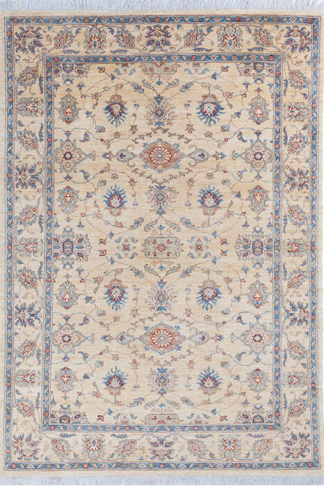 Chobi White Hand Knotted 56 X 80 Area Rug 700-146074 Image 0