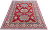 Kazak Red Hand Knotted 59 X 82  Area Rug 700-146077 Thumb 1