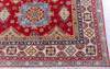 Kazak Red Hand Knotted 59 X 82  Area Rug 700-146077 Thumb 4