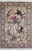 Pak-Persian Beige Hand Knotted 40 X 60  Area Rug 700-146079 Thumb 0