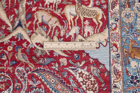 Pak-Persian Red Hand Knotted 41 X 64 Area Rug 700-146080 Image 10