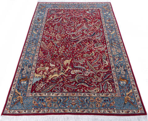 Pak-Persian Red Hand Knotted 41 X 64 Area Rug 700-146080 Image 1
