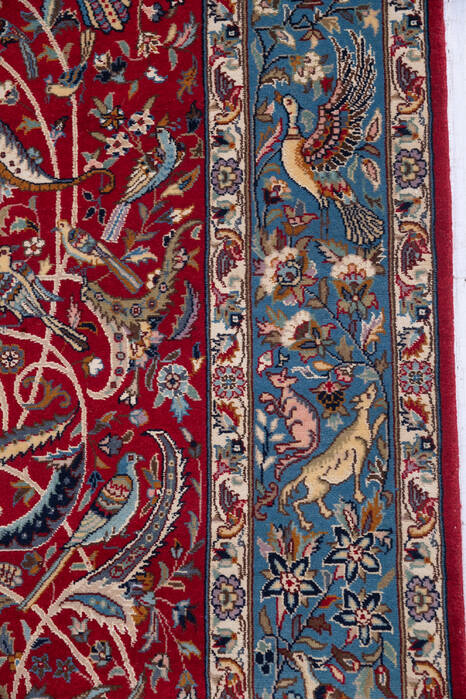 Pak-Persian Red Hand Knotted 41 X 64 Area Rug 700-146080 Image 8