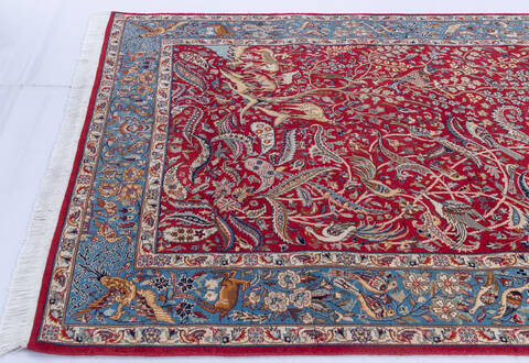 Pak-Persian Red Hand Knotted 41 X 64 Area Rug 700-146080 Image 9
