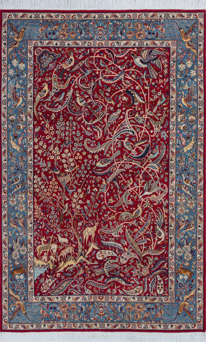 Pak-Persian Red Hand Knotted 41 X 64 Area Rug 700-146080 Image 0