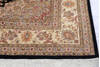 Pak-Persian Black Hand Knotted 80 X 101 Area Rug 700-146081 Thumb 4