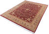 Pak-Persian Red Hand Knotted 80 X 100  Area Rug 700-146082 Thumb 2