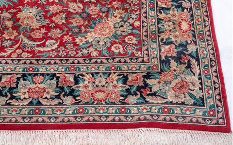 Pak-Persian Red Hand Knotted 61 X 93 Area Rug 700-146085 Image 4