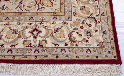 Pak-Persian Red Hand Knotted 711 X 100 Area Rug 700-146086 Image 4