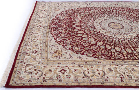 Pak-Persian Red Hand Knotted 711 X 100 Area Rug 700-146086 Image 5
