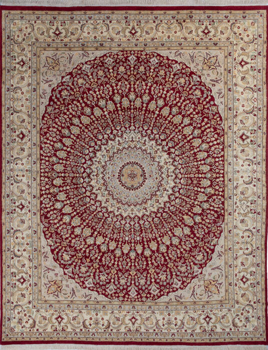Pak-Persian Red Hand Knotted 711 X 100 Area Rug 700-146086 Image 0