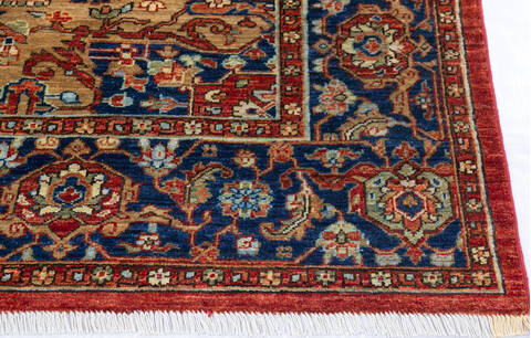 Chobi Red Hand Knotted 71 X 100 Area Rug 700-146088 Image 4