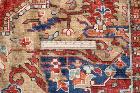 Chobi Red Hand Knotted 71 X 100 Area Rug 700-146088 Image 7